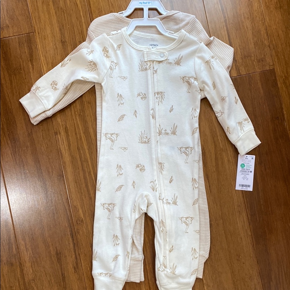 Carter's Cream 2 Piece pajama set